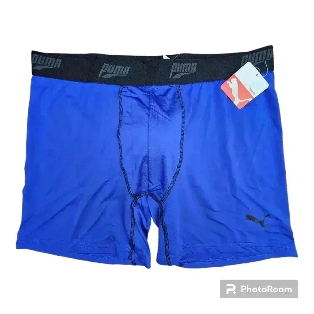 Puma Sport Lifestyle 6 in inseam boxer brief Royal Blue Large